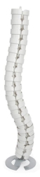 Oe Elsafe: Umbilical Cable Management: Pathfinder Floor To Desk 780mm: White 002.008.0200
