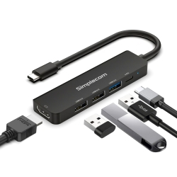 Simplecom CHT550 Usb-c 5-in-1 Multiport Docking Station With USB Hub Pd Hdmi 2.0 CHT550