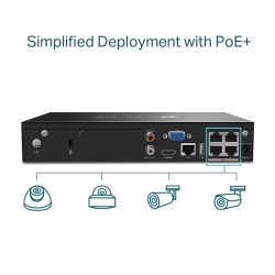4 Channel PoE Network Video Recorder VIGI.NVR1004H.4P