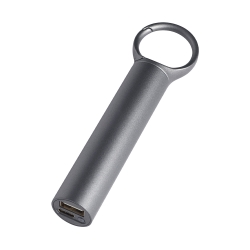 Lexon Nomaday 3000 Mah Power Bank With Clip - Gunmetal LD-LL138X