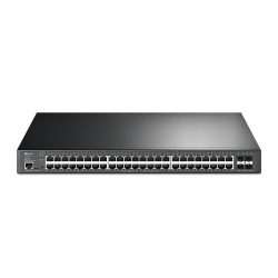 Tp-Link Omada 48-Port Managed Gigabit L2+ Rack Switch, POE+(48), 10G SFP+(4), 500W, 5YR SG3452XP