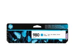HP 980 Cyan Original Ink Cartridge D8J07A