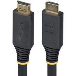 StarTech.com 15m (49.2ft) Active High Speed HDMI Cable, 4K 60Hz/1440p 144Hz, 18Gbps, UHD HDMI 2.0 Cord, Tpe Jacket - Active High Speed HDMI Cable Supports 4K60Hz W/HDR10/HDCP 2.2/Arc; Connector Markings For Quick Visual Identification; Guaranteed HDMI Co