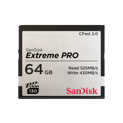 SanDisk 64GB Extreme Pro CFast 2.0 Memory Card (Sdcfsp-064G-G46D) FFCSAN64GCFSP