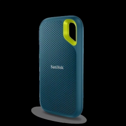 SanDisk Portable Ssd, E61 1TB, Sky-Blue Color, USB 3.2 Gen 2, Type C & A Compatible, R 1050MB/s, W 1000MB/s, IP65 , 256-bit Aes Hardware Encp, 5Y SDSSDE61-1T00-G25