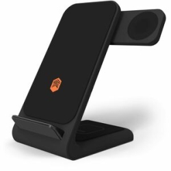 Chargetree Swing With Wall Plug Charges Your Wireless Enabled Iphone, Airpods, And Apple Watch At The Same Time - White STM-931-329Z-01