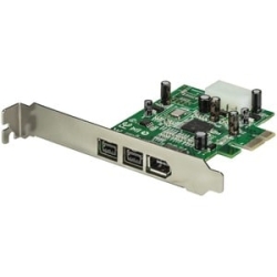 3 Port 2b 1a PCI Express FireWire Card PEX1394B3