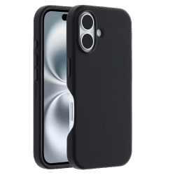 OtterBox Symmetry MagSafe Cactus Leather Apple IPhone 16 Plus (6.7") Case Black-(77-96285),DROP+ 3X Military Standard,Pocket Friendly,7 Years Warranty 77-96285