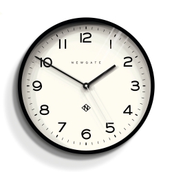 Newgate Number Three Echo Clock Silicone Black NGNUMTHR129K