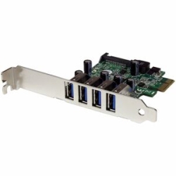 4 Port PCI Express PCIe USB 3.0 Card PEXUSB3S4V