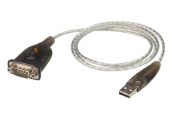 Aten USB To RS232 Converter With 1m Cable,921.6 Kbps Transfer Rate, Compatible With Windows, Mac, Linux UC232A1-AT