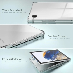 Usp Samsung Galaxy Tab A11+ / Tab A9+ (11") Case Clear - Slim Design, ShockProof, Camera Protection, Perfect-Fit, Tough & Durable,5 Years Warranty hdcsaica11p