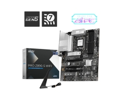 Msi Pro Z890-S WIFI, Intel Z890, 4x DDR5 256GB, 1x HDMI, 4x PCI-E X16 Slot, 3x M.2, 4x Sata, 4x USB 2.0, Intel® Wi-Fi 7 PRO Z890-S WIFI