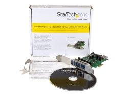 Startech.Com 7 Port PCIe USB 3.0 Card, Sata Power Required, Uasp, 2YR PEXUSB3S7
