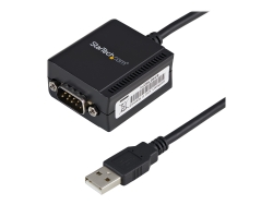 Startech.Com USB To RS232 DB9 Serial Adapter, M/M, 1.8M, Com Retention, Ftdi, 2YR ICUSB2321F