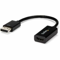 StarTech.com DisplayPort To Hdmi Adapter, 4K 30Hz Active DP To Hdmi Video Converter, Ultra Hd DP 1.2 To Hdmi 1.4 Monitor Adapter Dongle - 1 X 20-pin DisplayPort 1.2 Digital Audio/Video - Male - 1 X 19-pin Hdmi 1.4 Digital Audio/Video - Female DP2HD4KS