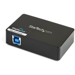 StarTech.com USB 3.0 To HdmiÂ® And Dvi Dual Monitor External Video Card Adapter - 1 X 9-pin Type B USB 3.0 USB Male - 1 X 29-pin Dvi-I Video Female, 1 X 19-pin Hdmi Digital Audio/Video Female - 2048 X 1152 Supported - Black USB32HDDVII