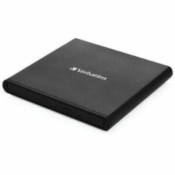 Verbatim DVD-Writer - External - 1 Each - Dvd±R/±Rw Support - 24x Cd Rewrite - 8x Dvd Rewrite - M-Disc Ready - Double-layer Media Supported - USB 2.0 - Slimline 98938