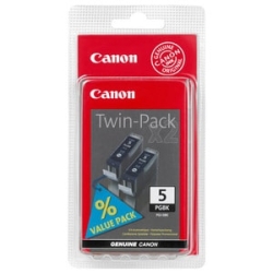 Canon Pgi-5Bk-Twin Original Inkjet Ink Cartridge - Black - 2 Pack PGI5BK-TWIN