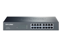 Tp-Link 16-Port Unmanaged Gigabit Desktop/Rackmount Switch, Metal Case, 5YR TL-SG1016D