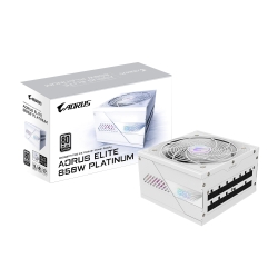 Gigabyte Gp-Ae850Pm PG5 Ice 850W Psu Power Supply, Atx 60-50 Hz 850W 120mm Fan 80 Plus Platinum >100,000 Hours GP-AE850PM PG5