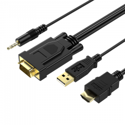 Choetech Hv-001 Hdmi To VGA 1.8m ELECHOHV001