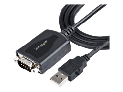 Startech.Com 3FT (1M) USB To Serial Cable With Com Port Retention, DB9 Male RS232 To USB C 1P3FPC-USB-SERIAL