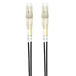 0.5m Lc-Lc OM4 Multimode Fibre Optic Patch Cable: Black FL.OM4LCLC05MBL