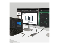 Startech USB-C To Dual-HDMI Adapter - USB-C Or A To 2X HDMI - 4K 60HZ - 100W Power Deliver 109B-USBC-HDMI