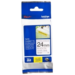 24MM Black On White Strong Adhesive Tze Tape TZE-S251