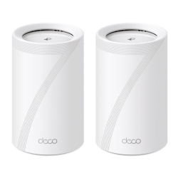 Tp-Link Deco BE11000 Mesh Wi-Fi 7 Tri-Band System, 2.5 GbE(4), ANT(4), 2-Pack, 3YR DECO BE65(2-PACK)