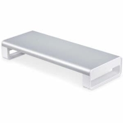 StarTech.com Ergonomic Monitor Riser Stand, Up To 33lb/15kg, Fixed Height 3.5in/9cm, Desktop Computer Monitor/Laptop Riser, Steel Platform - Monitor Riser Stand Promotes Ergonomic Comfort And Productivity - Supports Up To 33lb; Max Height 3.5in; Construc