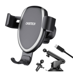 Choetech T536-S Fast Wireless Charging Car Mount Phone Holder ELECHOT536S