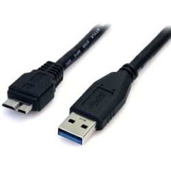 0.5m 1.5ft Black USB 3.0 Micro B Cable USB3AUB50CMB