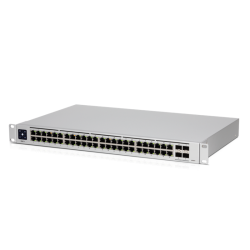 Ubiquiti UniFi 48-Port Managed Gigabit Layer2 & Layer3 Switch - 48x Gigabit Ethernet Ports, 4x Sfp+ Ports - Touch Display - GEN2, USW-PRO-48