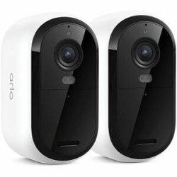 Arlo Essential 4 Megapixel Outdoor 2K Network Camera - Colour - 2 - White - Infrared/Color Night Vision - 2560 X 1440 - Wi-Fi - Wall Mount - Alexa Supported - Weather Resistant, Rain Resistant, Heat Resistant - Audio Support - Ai Analytics, High Dynamic