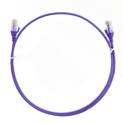 2.5m CAT6 Ultra Thin Lszh Ethernet Network Cable | Purple 004.004.4017