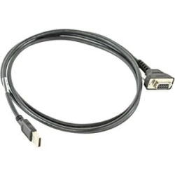 USB Cable Assembly: 9-Pin Female Straight Scanner Connector 6FT. Straight Cable To Be Used With General Purpose Fixed Mount Scanners CBL-58926-04