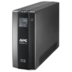 APC Back-UPS Pro, Back-UPS Pro, 1300VA/780W, Tower, 230V, 8x Iec C13 Outlets, Avr, Lcd, User Replaceable Battery BR1300MI