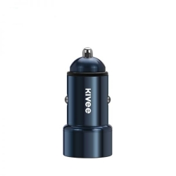 Kivee UT202 Car Charger With Dual USB - 2.4 A Dark Blue ELEKIVUT202