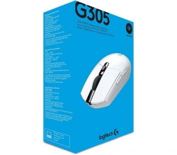 Logitech G305 Lightspeed Wireless Gaming Mouse White, Hero Sensor, 12000DPI 910-006042