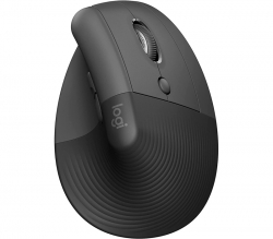 Logitech Lift Vertical Ergonomic Mouse 910-006479, Bluetooth, 6 Buttons, 4000 dpi, Scroll Wheel