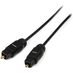StarTech.com Digital Spdif Audio Cable (optical) - Toslink (M) - Toslink (M) - Fiber Optic - 10 Ft - Deliver High Quality Optical Digital Sound, With No Signal Interference THINTOS10