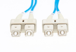 10m Sc-Sc OM1 Fibre Optic Cable Duplex Lszh Patch Lead | Blue FL.OM1SCSC10MB