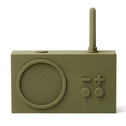 Lexon Thykho 3 Fm Radio & Bluetooth Speaker - Kakhi LD-LA119K9