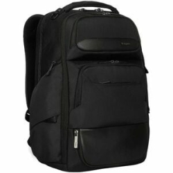 Targus HeritageLuxe TBB656GL Carrying Case (Backpack) For 38.1 Cm (15") To 40.6 Cm (16") Notebook - Black - Rfid Resistant - Leather Body - Shoulder Strap, Trolley Strap - 479.8 Mm Height X 199.6 Mm Width X 359.9 Mm Depth - 23 L Volume Capacity TBB656GL