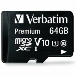 Micro Sdxc 64GB (Cls 10 Uhs-I) W Adaptr 44084