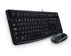 Logitech Kb & Mouse: Mk120 Desktop Wired Usb Combo 920-002586
