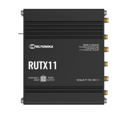 Teltonika RUTX11 Industrial Cellular Router, 4G Lte Cat 6, Dual Sim With Auto Failover, Backup Wan, Dual Band WiFi, Bluetooth Le, Psu Included RUTX11200200