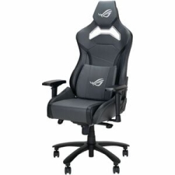 Rog Chariot X Core Gaming Chair In Racing-car Style Featuring An Adjustable High-density Foam Headrest Memory-foam Lumbar Support 4D Adjustable Armrests ROG Chariot X Gaming Chair Grey